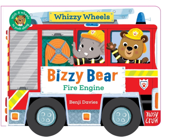 Bizzy Bear Whizzy Wheels: Fire Engine : with 4 moving wheels! - Book from The Bookhouse Broughty Ferry- Just £7.99! Shop now