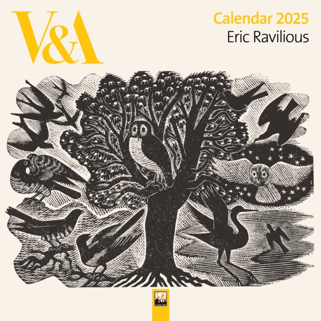 V&A: Eric Ravilious Wall Calendar 2025 (Art Calendar) - Book from The Bookhouse Broughty Ferry- Just £10.99! Shop now