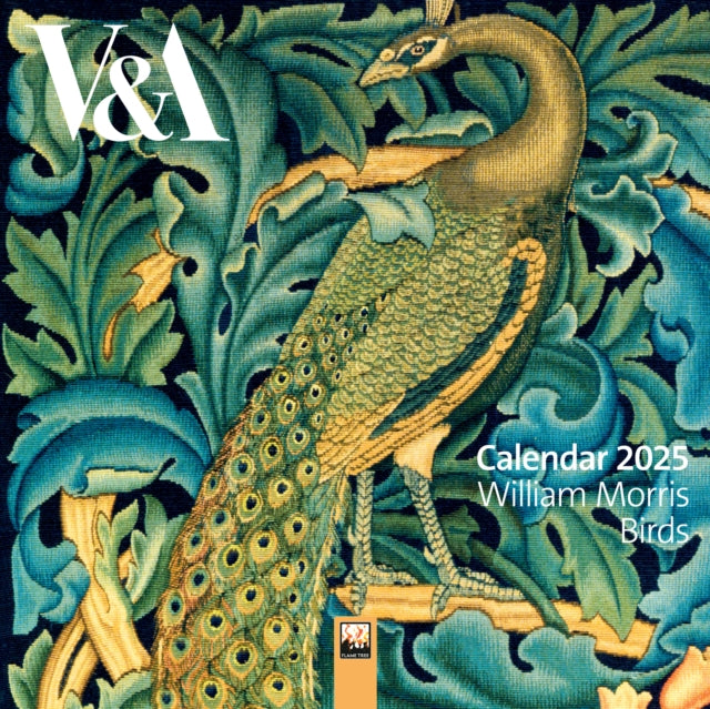 V&A: William Morris Birds Mini Wall Calendar 2025 (Art Calendar) - Book from The Bookhouse Broughty Ferry- Just £6.99! Shop now