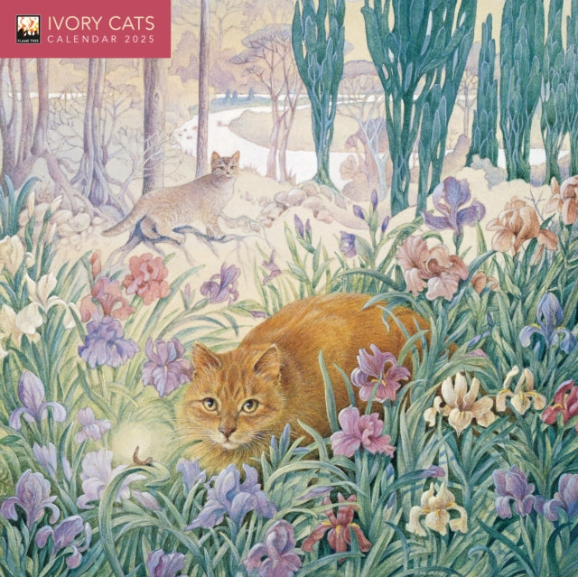 Ivory Cats by Lesley Anne Ivory Mini Wall Calendar 2025 (Art Calendar) - Book from The Bookhouse Broughty Ferry- Just £6.99! Shop now