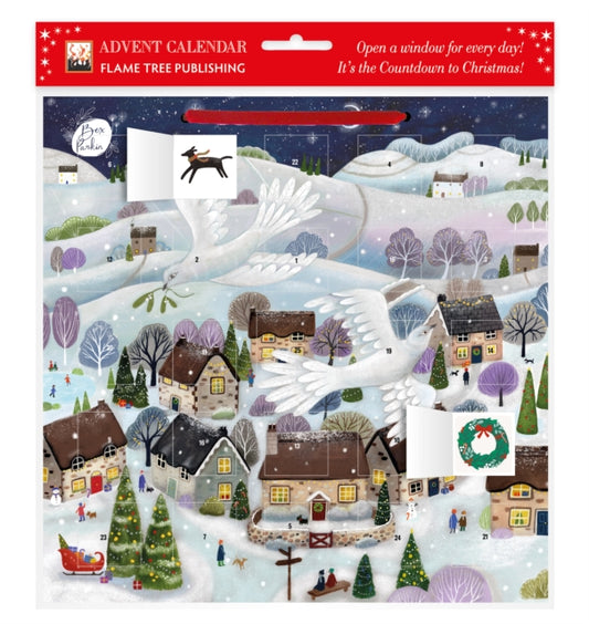 Bex Parkin: Doves Advent Calendar (with stickers) - Book from The Bookhouse Broughty Ferry- Just £6.99! Shop now