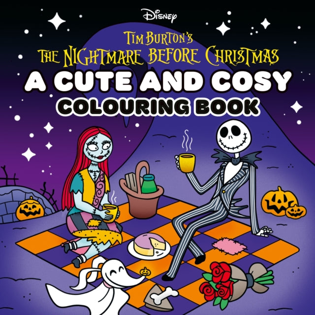 Disney Tim Burton's The Nightmare Before Christmas: A Cute and Cosy Colouring Book - Book from The Bookhouse Broughty Ferry- Just £7.99! Shop now