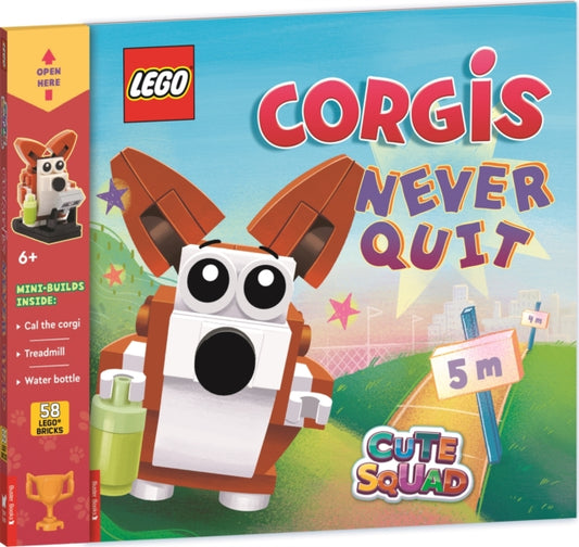 LEGO® Books: Cute Squad: Corgis Never Quit (with corgi mini-build and over 55 LEGO® elements) - Book from The Bookhouse Broughty Ferry- Just £9.99! Shop now