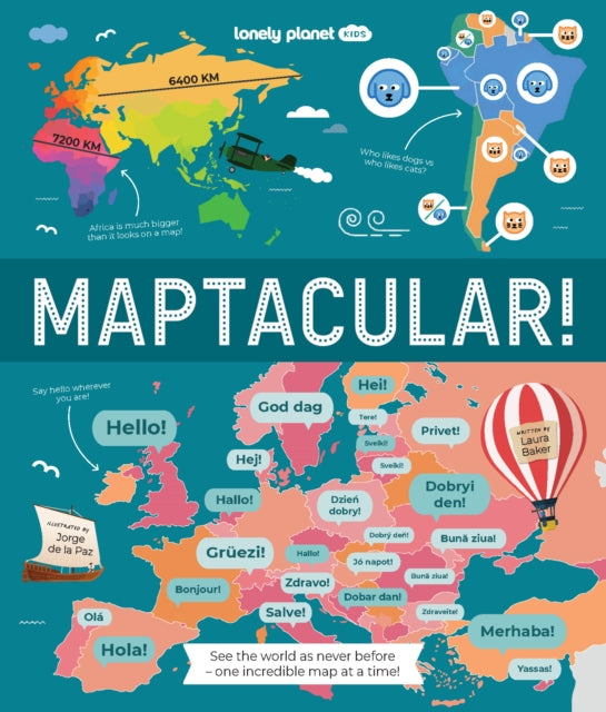 Lonely Planet Kids Maptacular! - Book from The Bookhouse Broughty Ferry- Just £14.99! Shop now