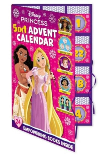Disney Princess: 5-in-1 Advent Calendar - Book from The Bookhouse Broughty Ferry- Just £21.99! Shop now