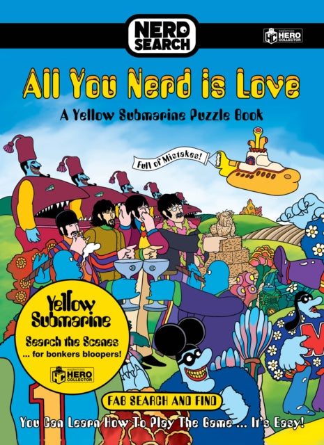 Beatles Nerd Search : A Yellow Submarine Puzzle Book - Book from The Bookhouse Broughty Ferry- Just £11.99! Shop now