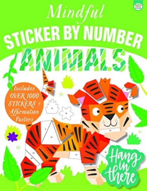 Mindful Sticker by Number Animals - Book from The Bookhouse Broughty Ferry- Just £8.99! Shop now