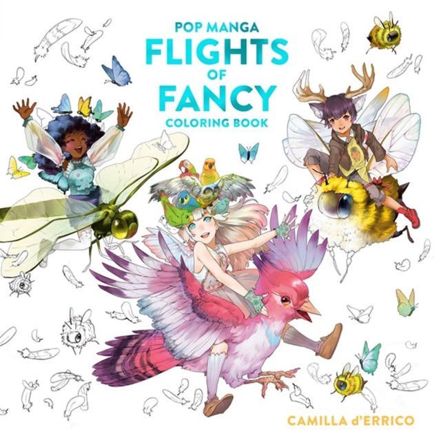 Pop Manga Flights of Fancy Coloring Book - Book from The Bookhouse Broughty Ferry- Just £15.99! Shop now