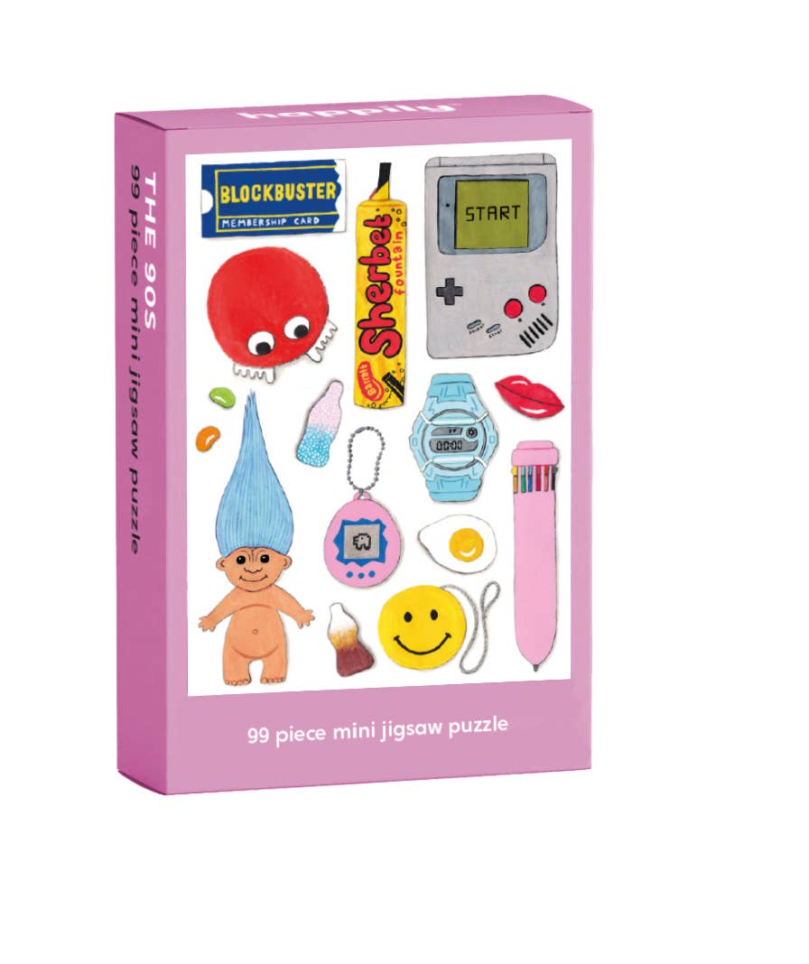 Retro 90's - 99 Piece Mini Jigsaw Puzzle -  from The Bookhouse Broughty Ferry- Just £6! Shop now