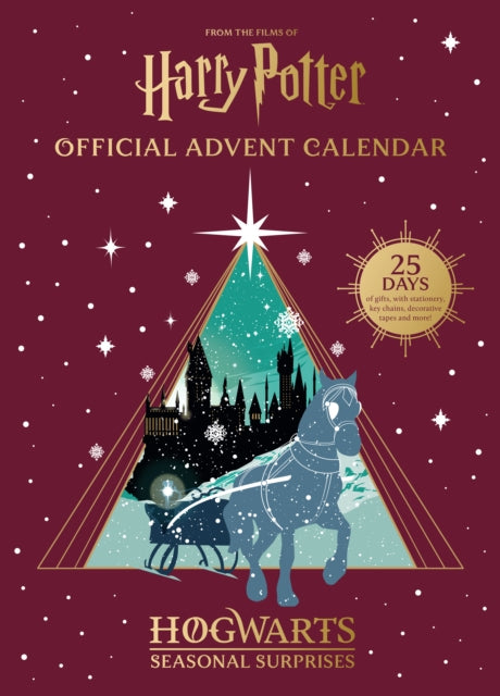 Harry Potter Official Advent Calendar Hogwarts Seasonal Surprises - Book from The Bookhouse Broughty Ferry- Just £29.99! Shop now