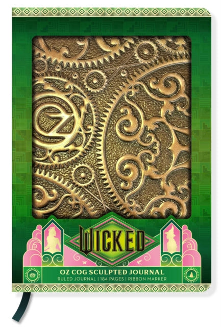 Wicked: Oz Cogs Sculpted Journal - Book from The Bookhouse Broughty Ferry- Just £19.99! Shop now