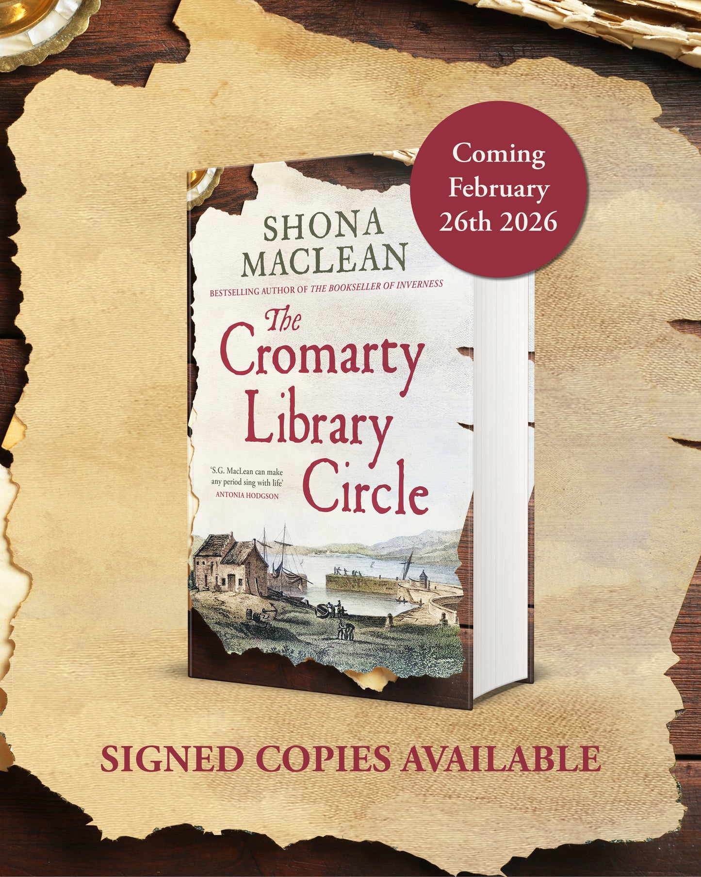 The Cromarty Library Circle - SIGNED EDITION - Book from The Bookhouse Broughty Ferry- Just £18! Shop now