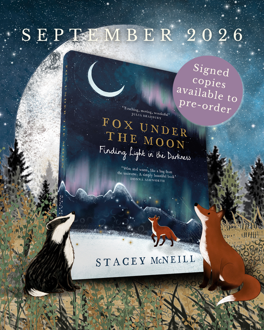 Fox Under the Moon: Finding Light in the Darkness - SIGNED EDITION - Book from The Bookhouse Broughty Ferry- Just £18! Shop now