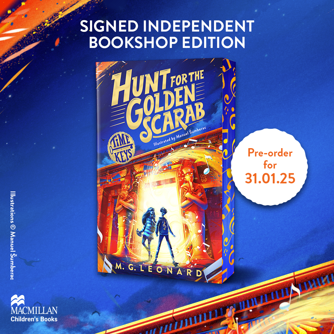 Hunt for the Golden Scarab - SIGNED INDEPENDENT BOOKSHOP EDITION - Book from The Bookhouse Broughty Ferry- Just £7.99! Shop now