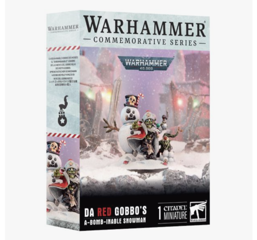 Da Red Gobbo's A-Bomb-Inable Snowman - Warhammer from The Bookhouse Broughty Ferry- Just £23.40! Shop now