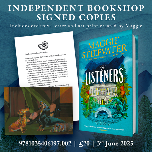 The Listeners - SIGNED INDEPENDENT BOOKSHOP EDITION WITH LETTER AND ART PRINT - Book from The Bookhouse Broughty Ferry- Just £18! Shop now