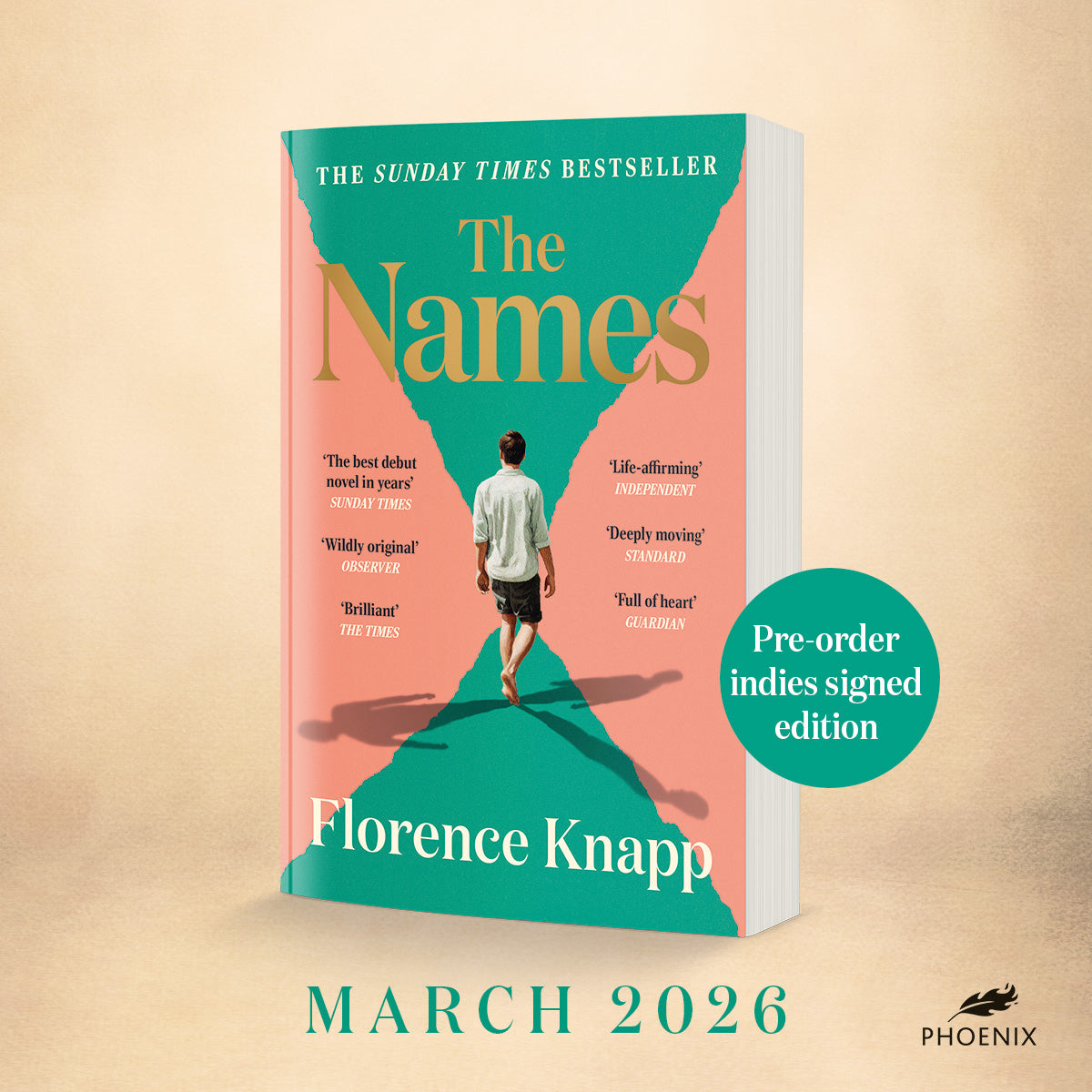 The Names - SIGNED INDIE EXCLUSIVE EDITION - Book from The Bookhouse Broughty Ferry- Just £8.99! Shop now