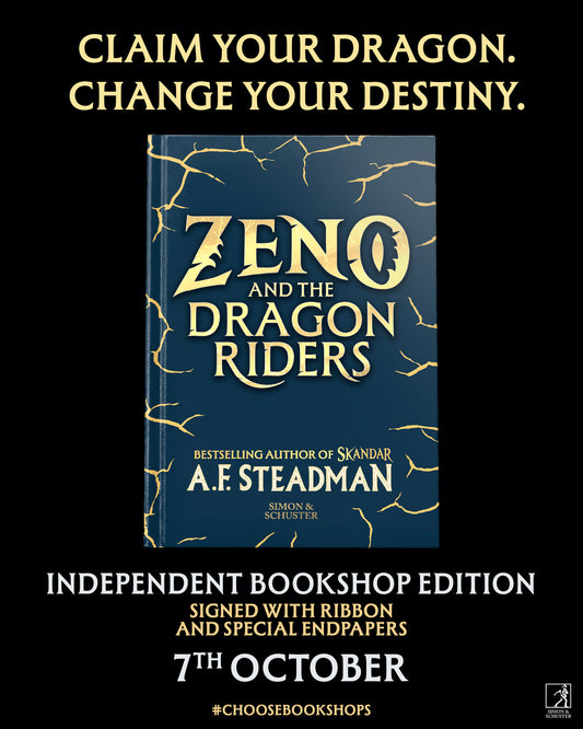 ZENO AND THE DRAGON RIDERS - SIGNED INDIE EXCLUSIVE - Book from The Bookhouse Broughty Ferry- Just £13.49! Shop now