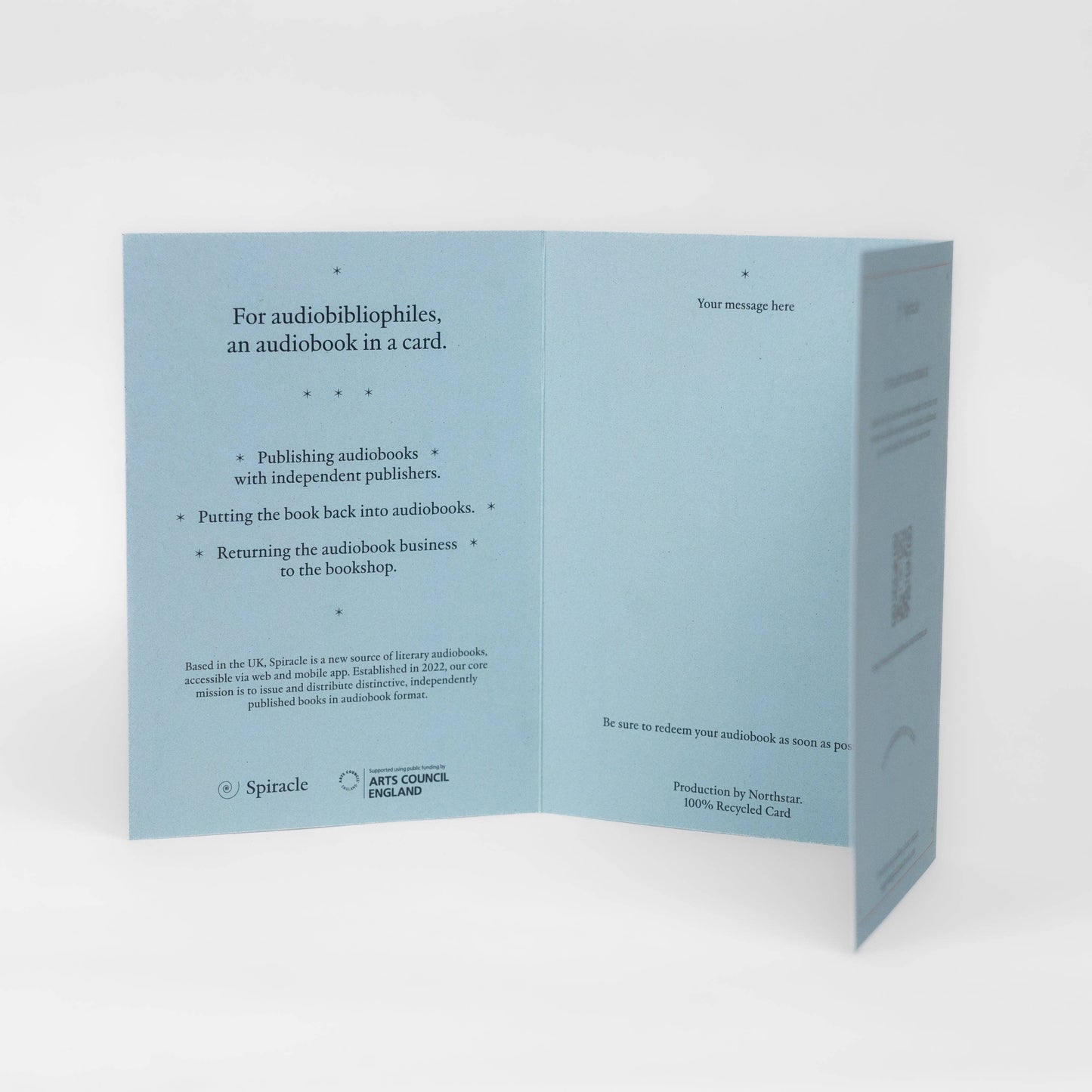 Audiobook in a Card: Treasure Island -  from The Bookhouse Broughty Ferry- Just £12! Shop now