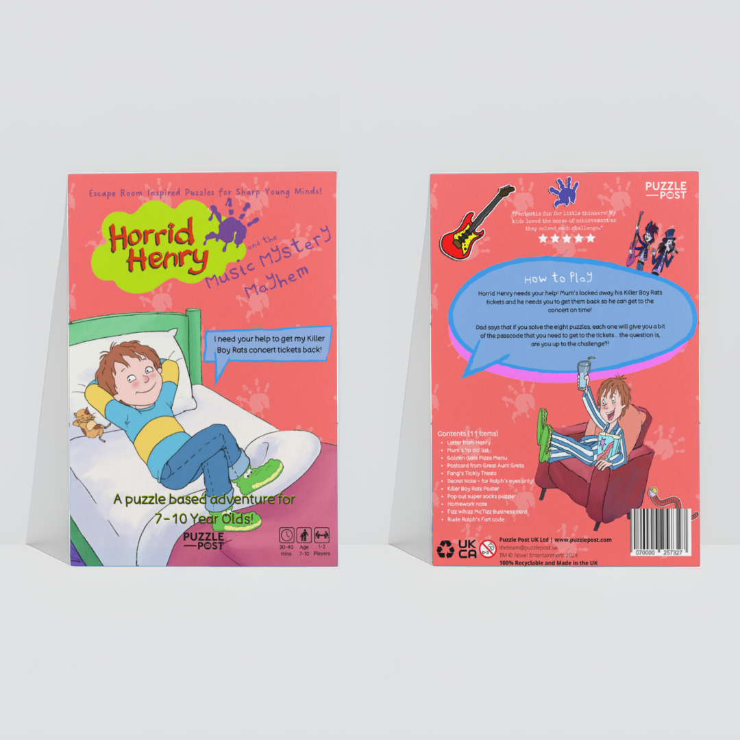 Horrid Henry and the Music Mystery Mayhem (Age 7-10 years) -  from The Bookhouse Broughty Ferry- Just £11.99! Shop now
