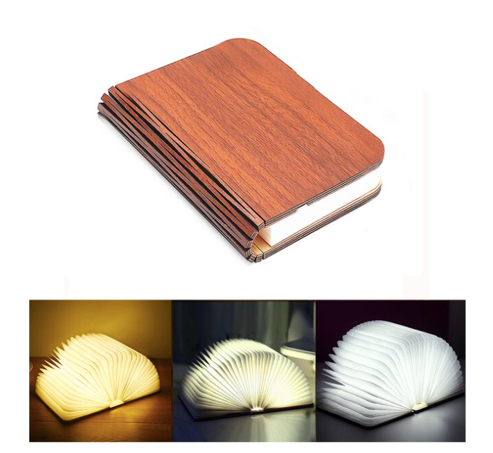 LED Wooden Book Night Light -  from The Bookhouse Broughty Ferry- Just £25! Shop now