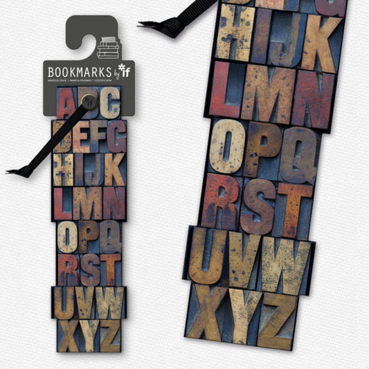 Academia Bookmarks - Letter Press - Gift from The Bookhouse Broughty Ferry- Just £2.99! Shop now