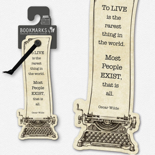 Academia Bookmarks - Typewriter - Gift from The Bookhouse Broughty Ferry- Just £2.99! Shop now