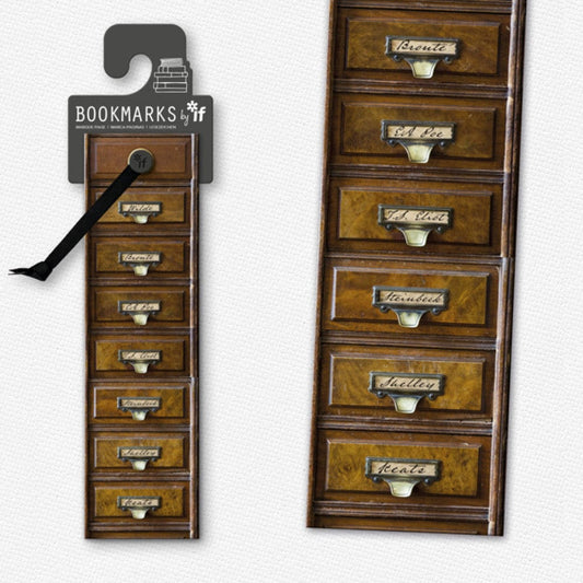 Academia Bookmarks - Vintage Drawers - Gift from The Bookhouse Broughty Ferry- Just £2.99! Shop now