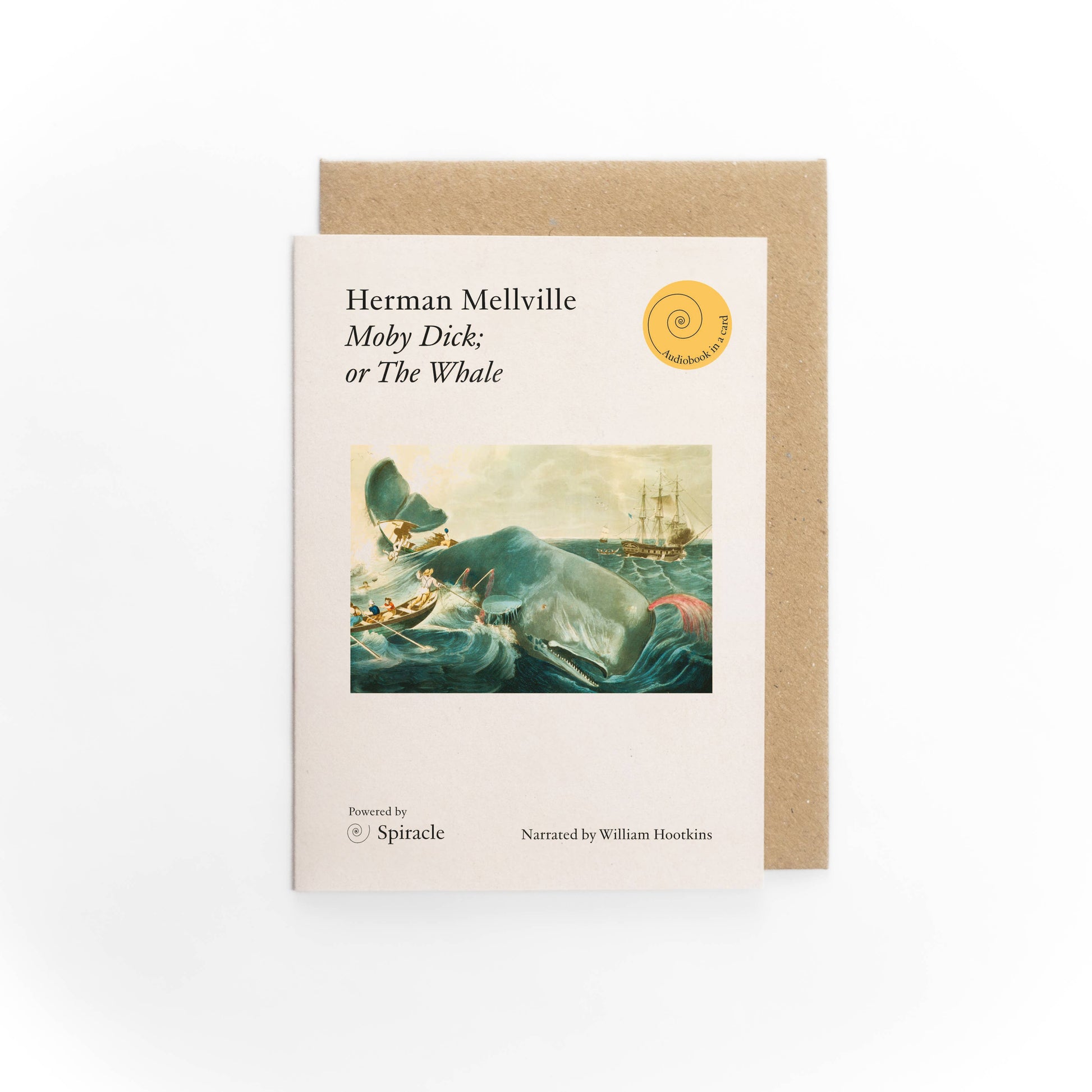 Audiobook in a Card: Moby Dick by Herman Melville -  from The Bookhouse Broughty Ferry- Just £12! Shop now