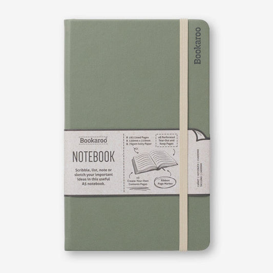 BOOKAROO A5 NOTEBOOK - Fern - Gift from The Bookhouse Broughty Ferry- Just £9.99! Shop now