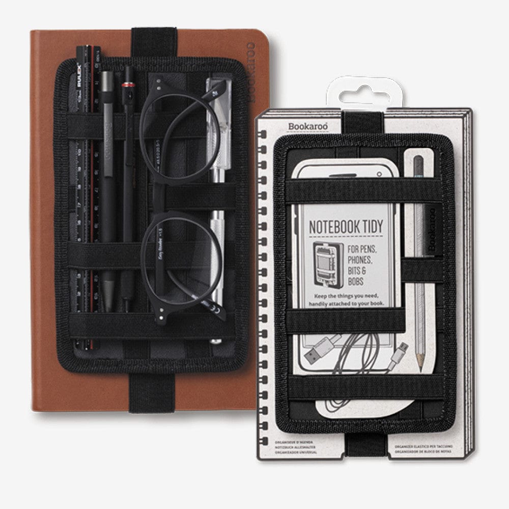 Bookaroo Notebook Tidy - Black - Gift from The Bookhouse Broughty Ferry- Just £9.99! Shop now
