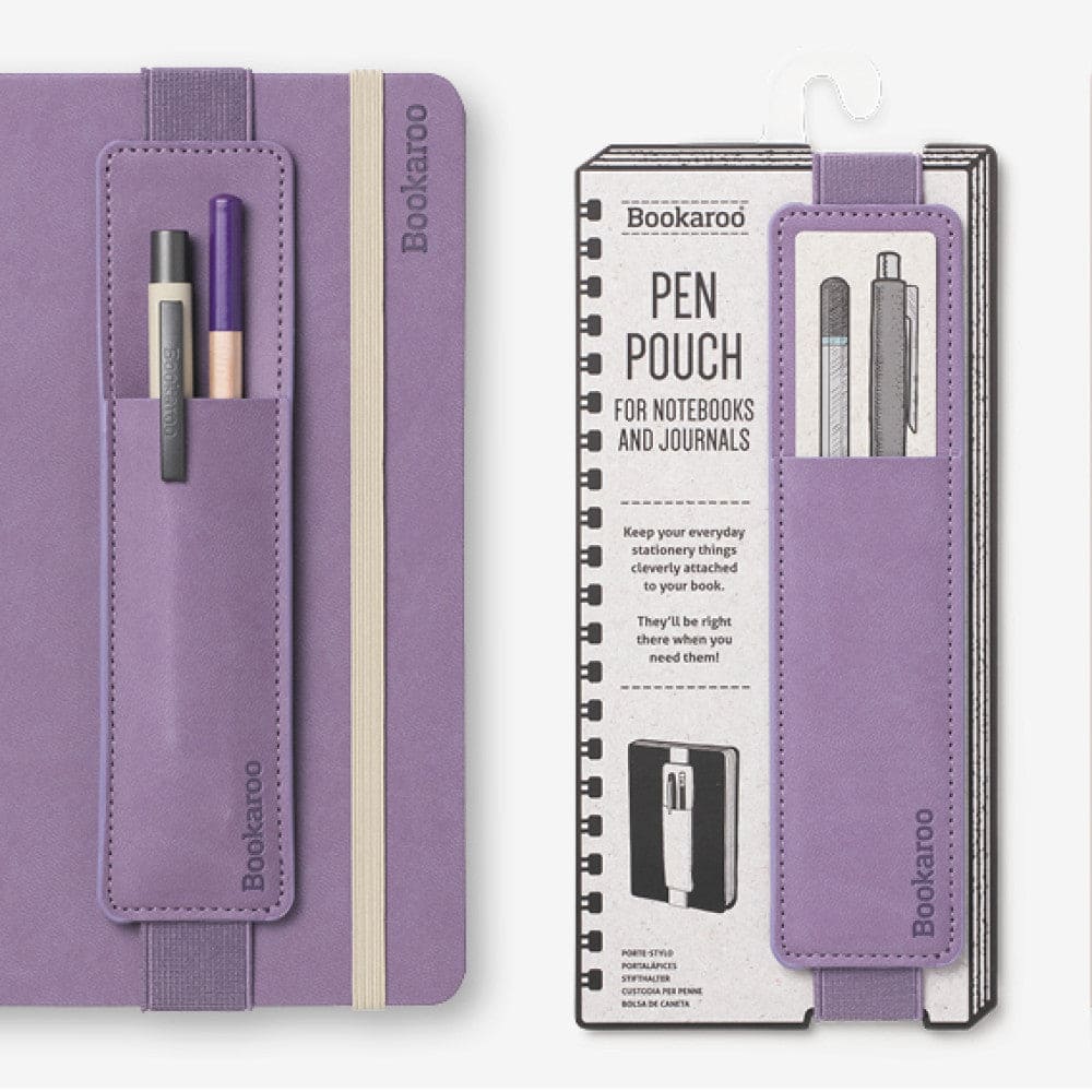 BOOKAROO PEN POUCH - Aubergine - Gift from The Bookhouse Broughty Ferry- Just £8.99! Shop now