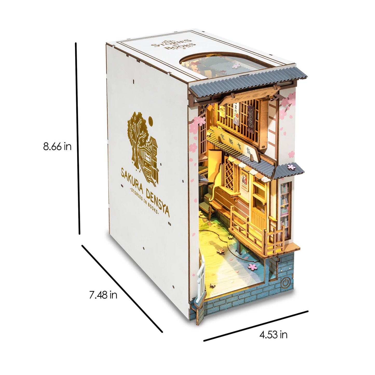 DIY Miniature House Book Nook Kit: Sakura Densya -  from The Bookhouse Broughty Ferry- Just £39.95! Shop now