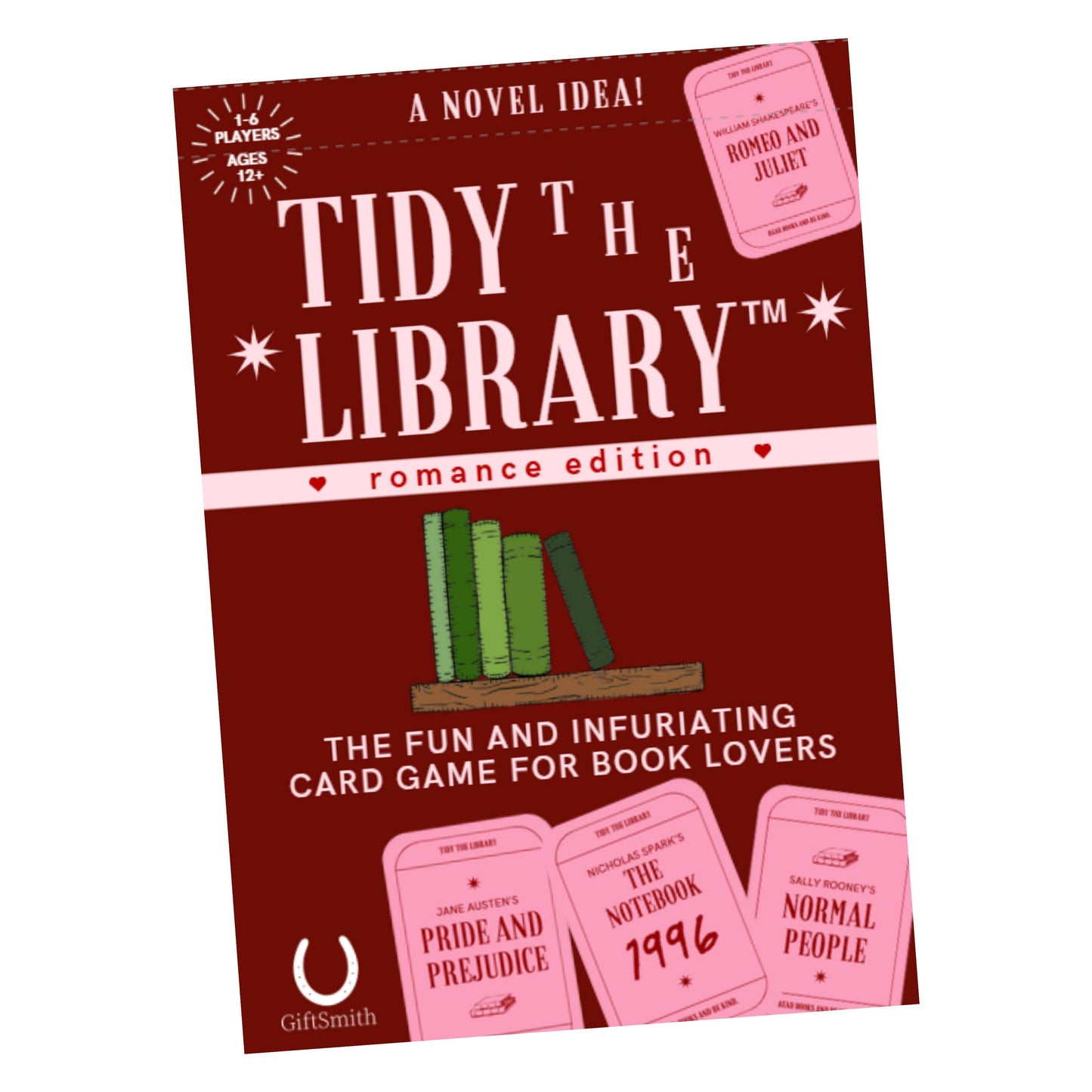 TIDY THE LIBRARY: The Romance Edition - Bookish Card Game -  from The Bookhouse Broughty Ferry- Just £10! Shop now