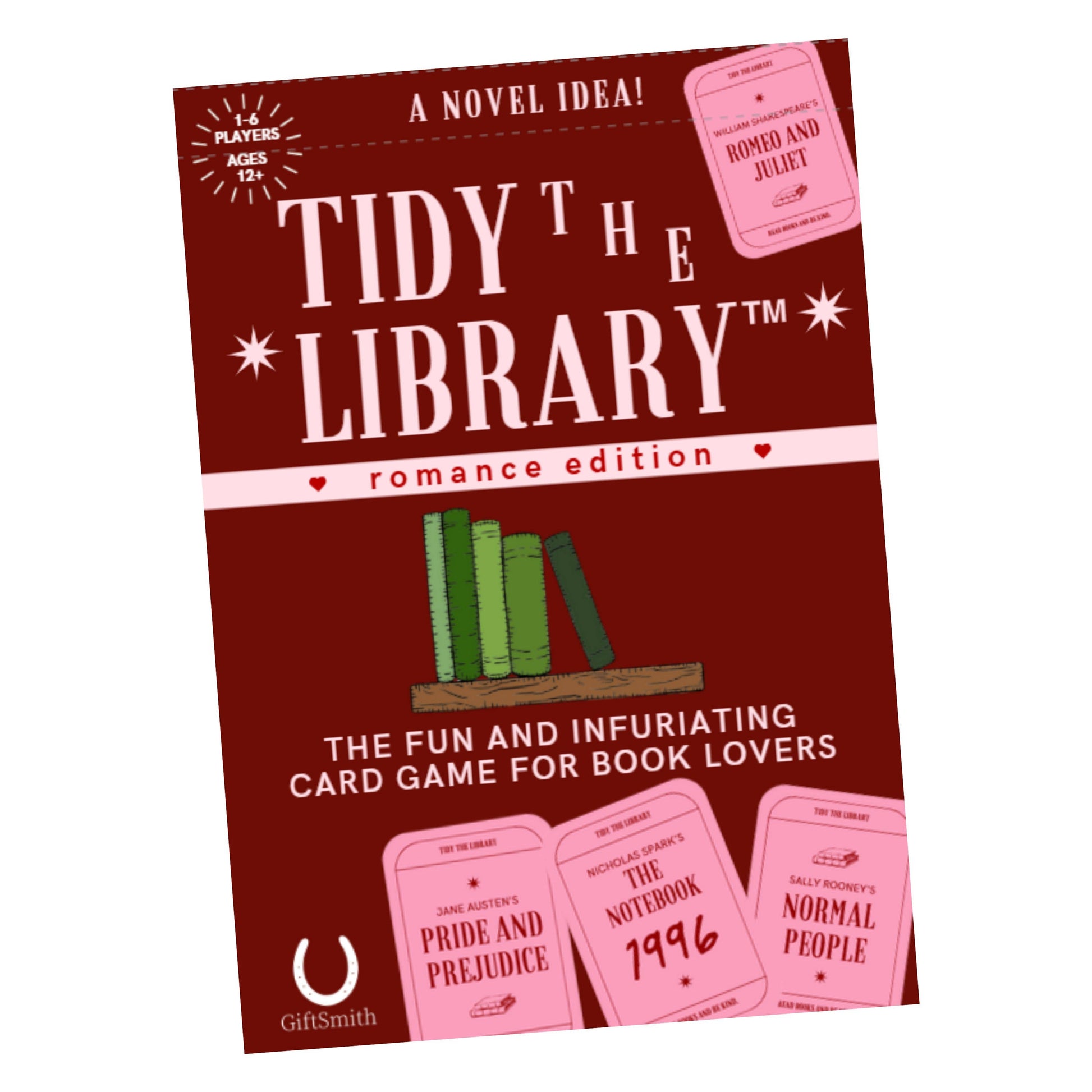 TIDY THE LIBRARY: The Romance Edition - Bookish Card Game -  from The Bookhouse Broughty Ferry- Just £10! Shop now