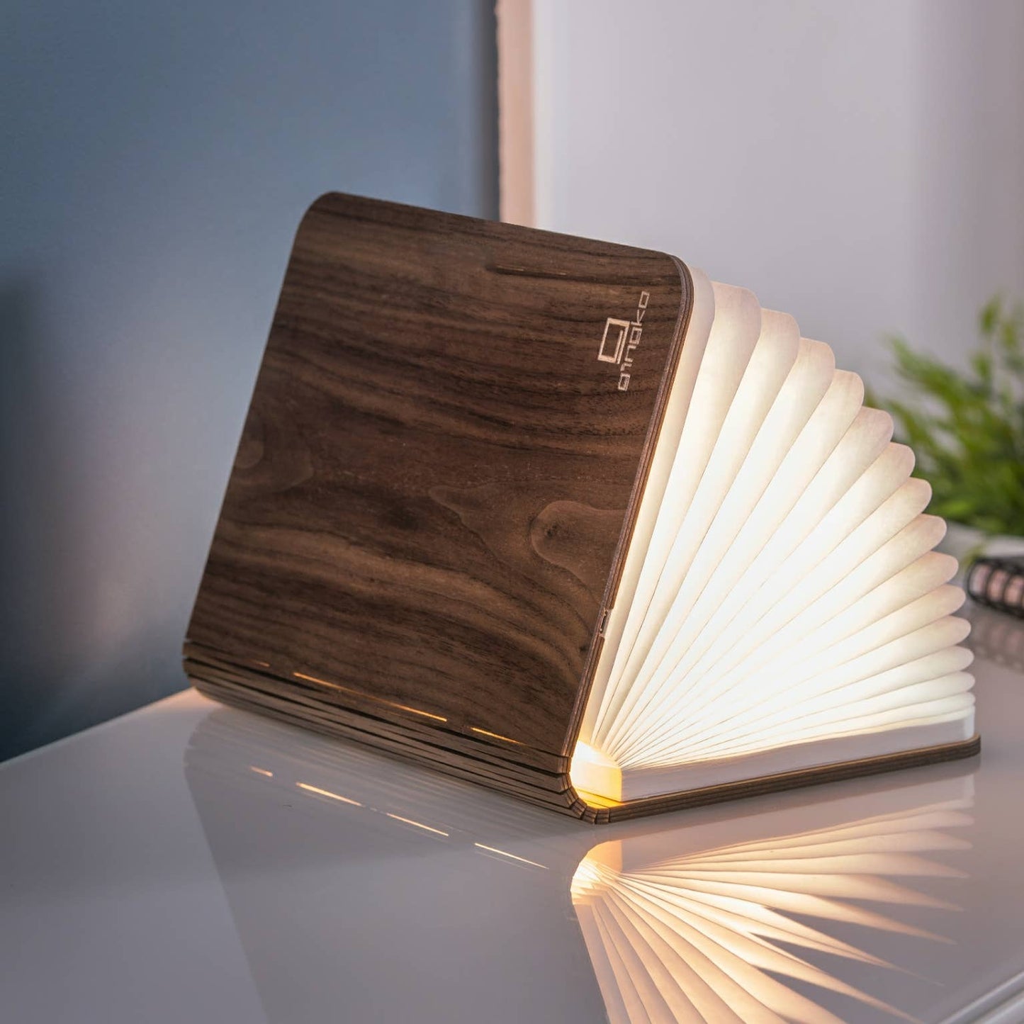 Natural Wood Smart Book Light -  from The Bookhouse Broughty Ferry- Just £34.99! Shop now