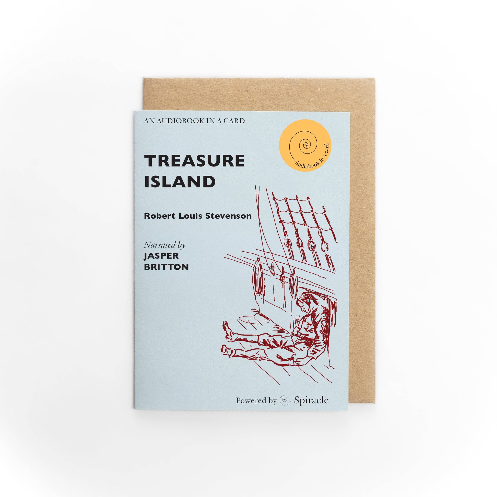 Audiobook in a Card: Treasure Island -  from The Bookhouse Broughty Ferry- Just £12! Shop now