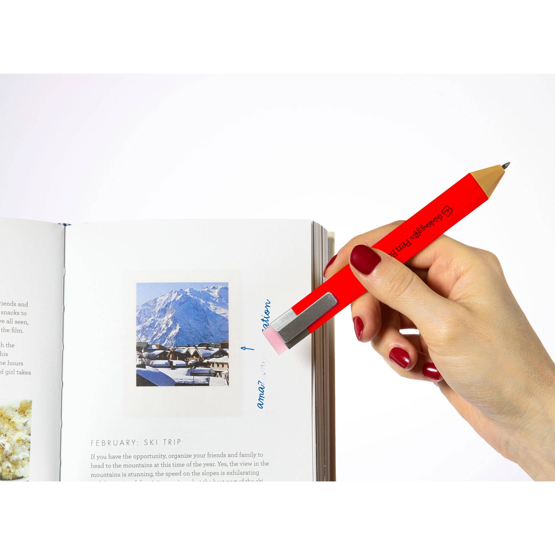 Pen Bookmark, 3-in-1 Erasable Gel Pen/Bookmark inc 2 refills -  from The Bookhouse Broughty Ferry- Just £4.99! Shop now