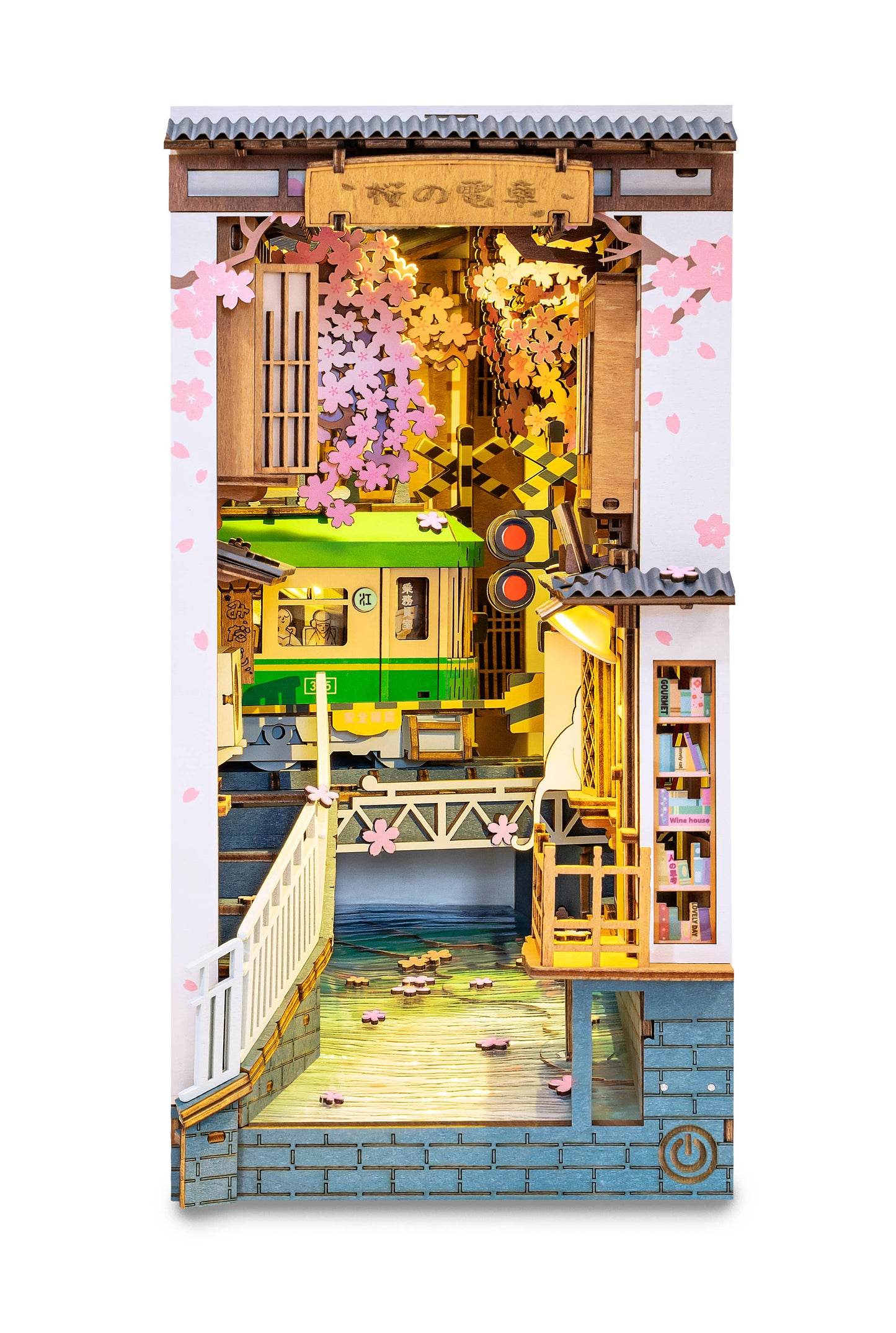 DIY Book Nook Bookend Sakura Densya -  from The Bookhouse Broughty Ferry- Just £39.95! Shop now