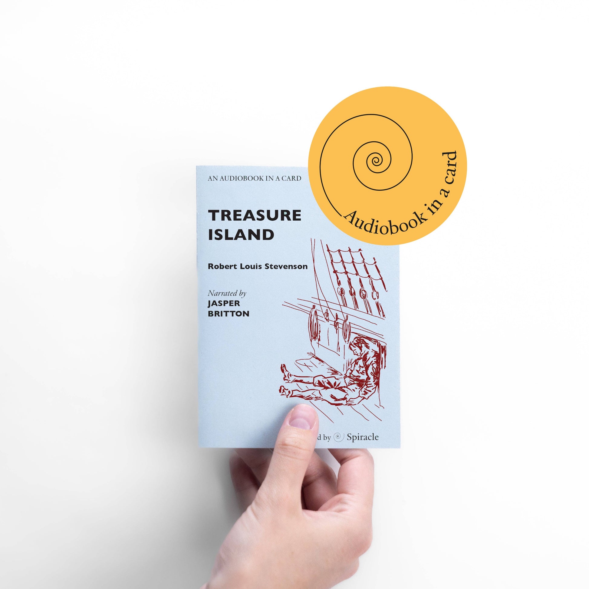 Audiobook in a Card: Treasure Island -  from The Bookhouse Broughty Ferry- Just £12! Shop now
