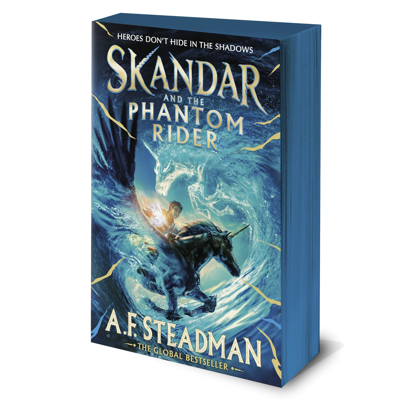 Skandar and the Phantom Rider - Indie Edition with Blue Sprayed Edge - Book from The Bookhouse Broughty Ferry- Just £7.99! Shop now