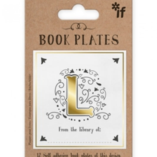 LETTER BOOK PLATES - L - Gift from The Bookhouse Broughty Ferry- Just £2.99! Shop now