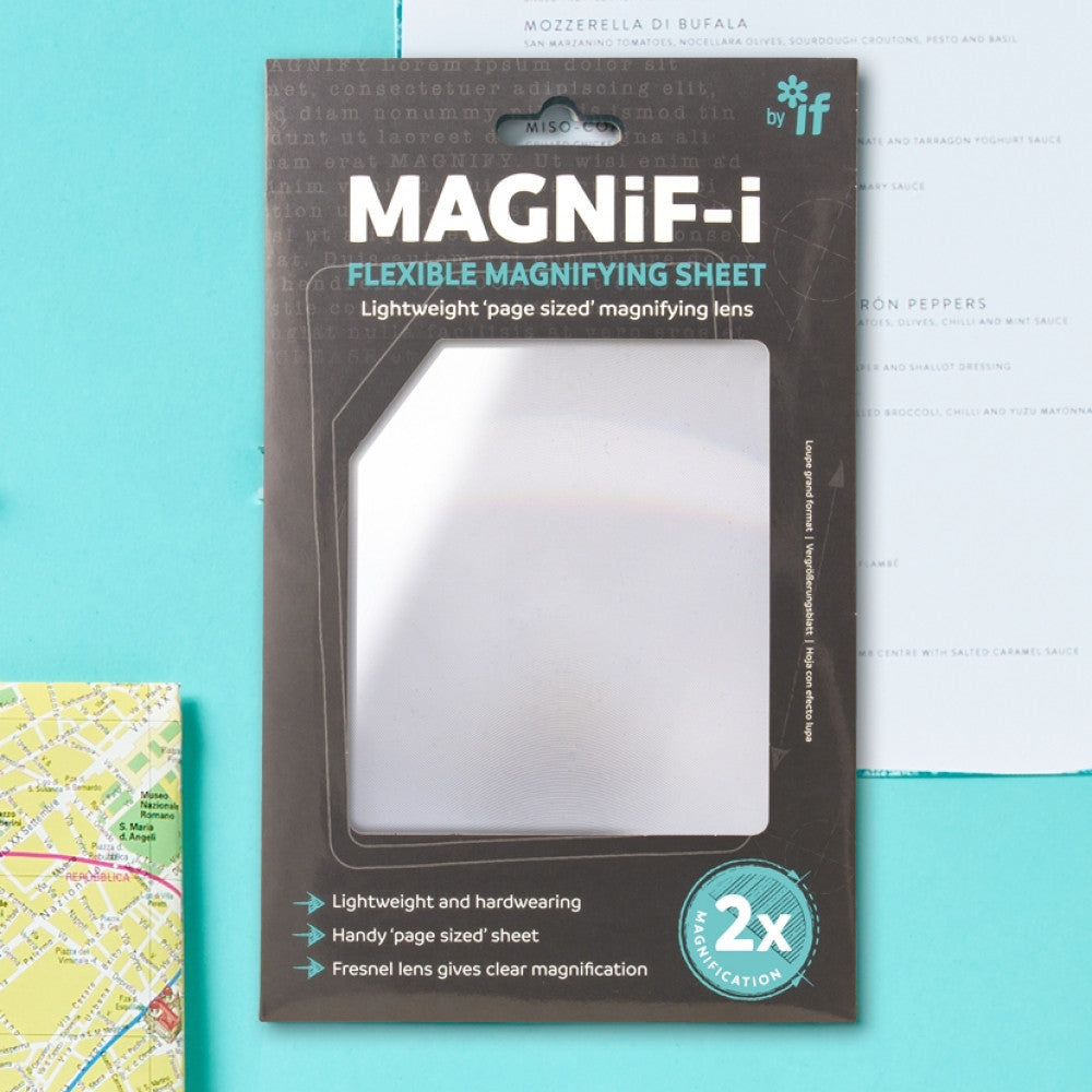 MAGNIF-I FLEXIBLE MAGNIFYING SHEET - Gift from The Bookhouse Broughty Ferry- Just £3.99! Shop now