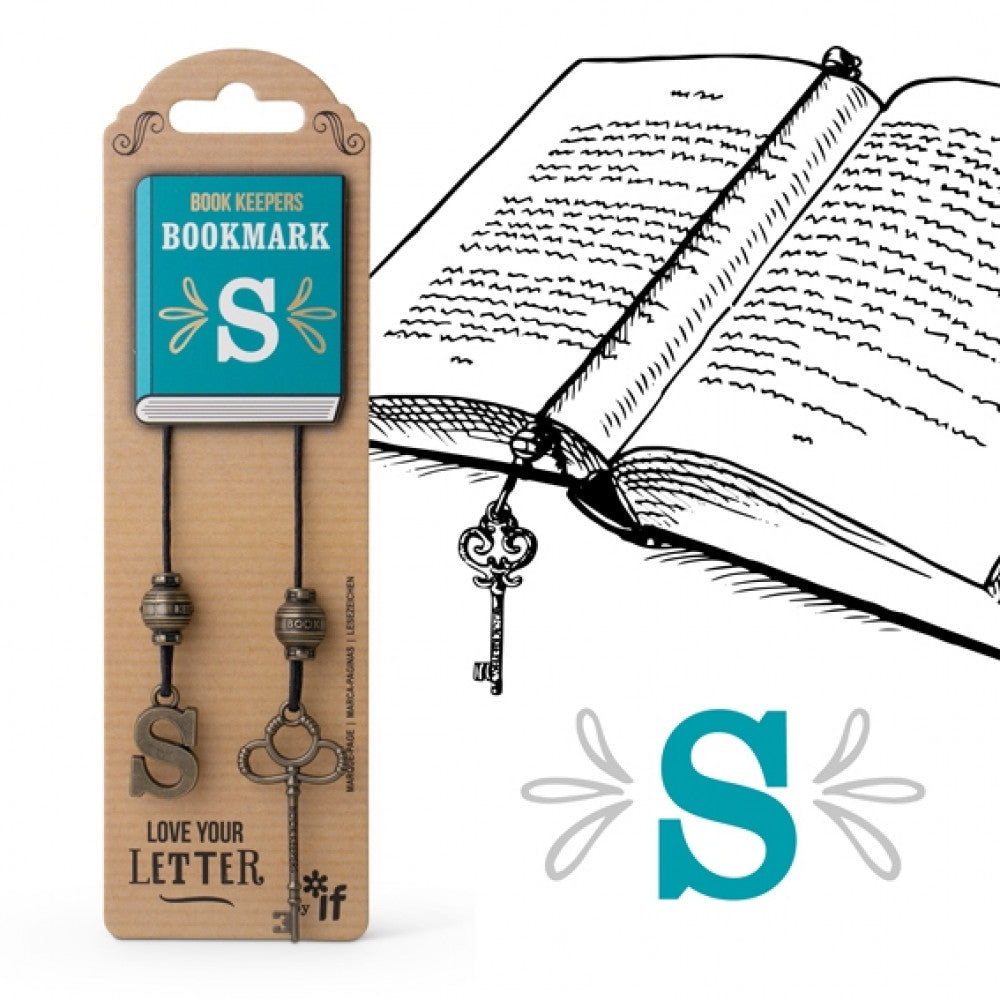 BOOK KEEPERS LETTER BOOKMARKS - S - Gift from The Bookhouse Broughty Ferry- Just £6.99! Shop now