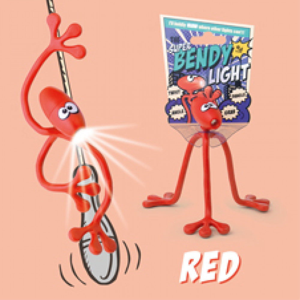 The Super Bendy Light - Red - Book from The Bookhouse Broughty Ferry- Just £8.99! Shop now