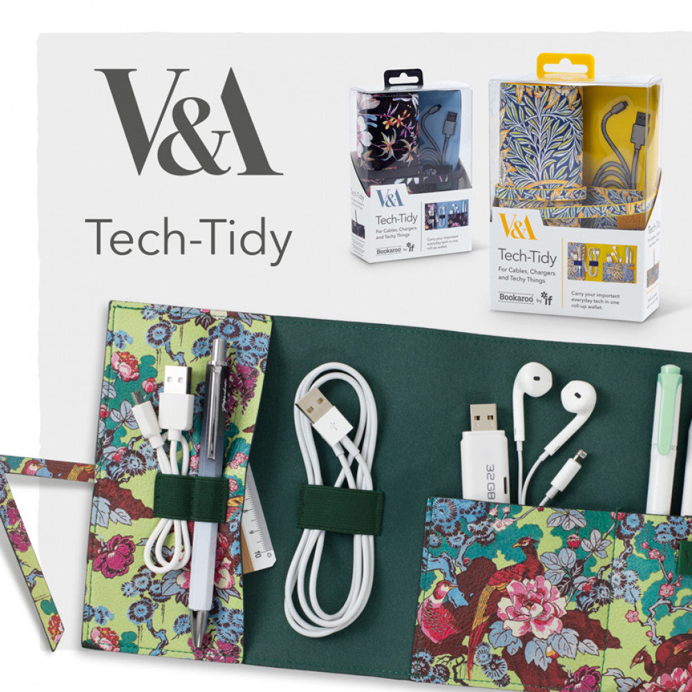 V & A Bookaroo Tech-Tidy Morris Tulip & Willow -  from The Bookhouse Broughty Ferry- Just £24.99! Shop now