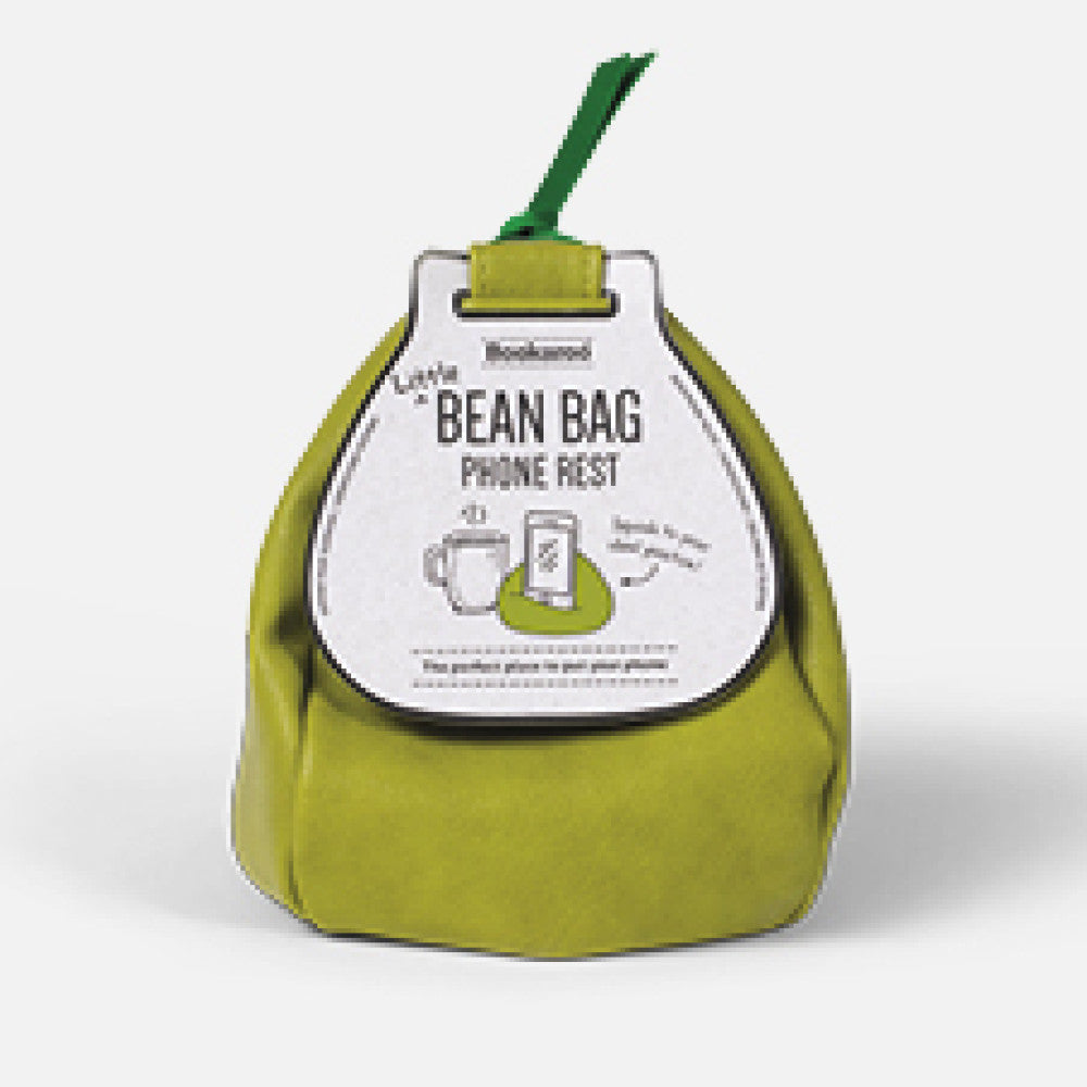 Little Bean Bag Phone Rest - Chartreuse - Book from The Bookhouse Broughty Ferry- Just £12.99! Shop now