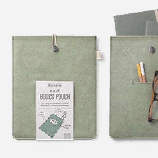 Bookaroo Books & Stuff Pouch - Fern - Gift from The Bookhouse Broughty Ferry- Just £19.99! Shop now