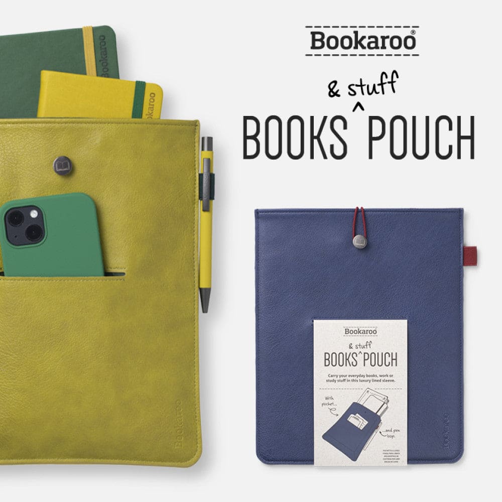 Bookaroo Books & Stuff Pouch - Fern - Gift from The Bookhouse Broughty Ferry- Just £19.99! Shop now