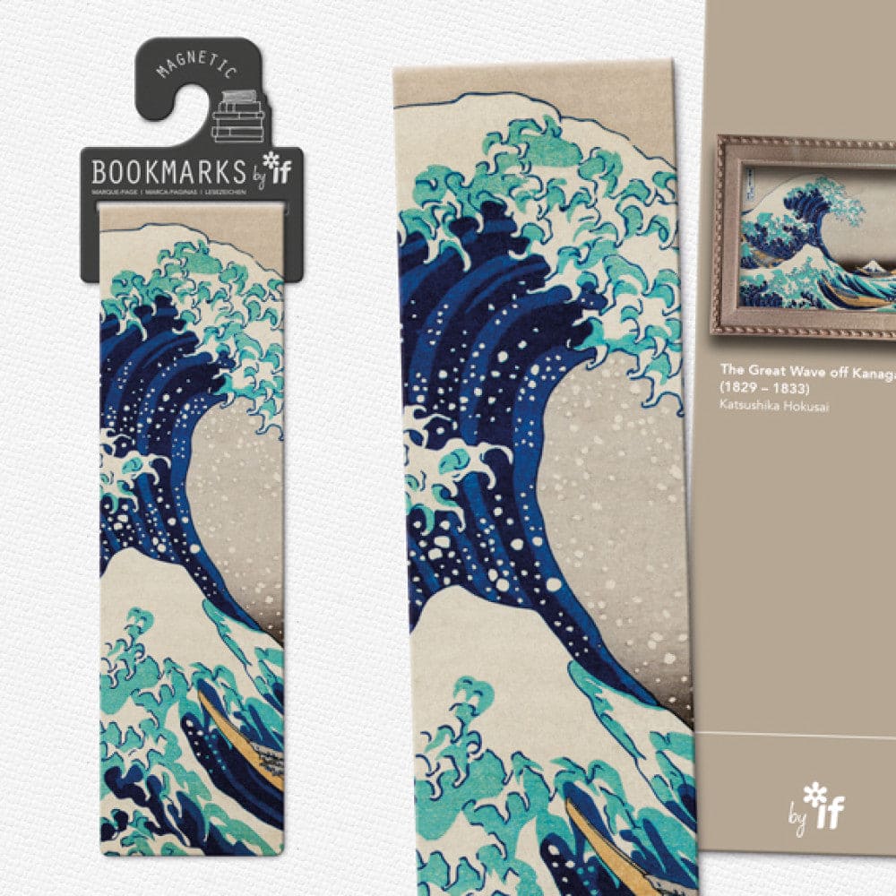 Bookmark - THE GREAT WAVE - Gift from The Bookhouse Broughty Ferry- Just £2.99! Shop now